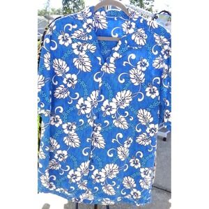 Men's Shirt Hawaiian XL Button Down #058